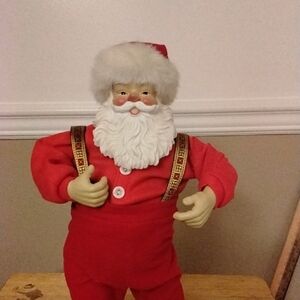 1998 Christmas Fantasy LTD Festive Santa Claus Figure in Red Outfit